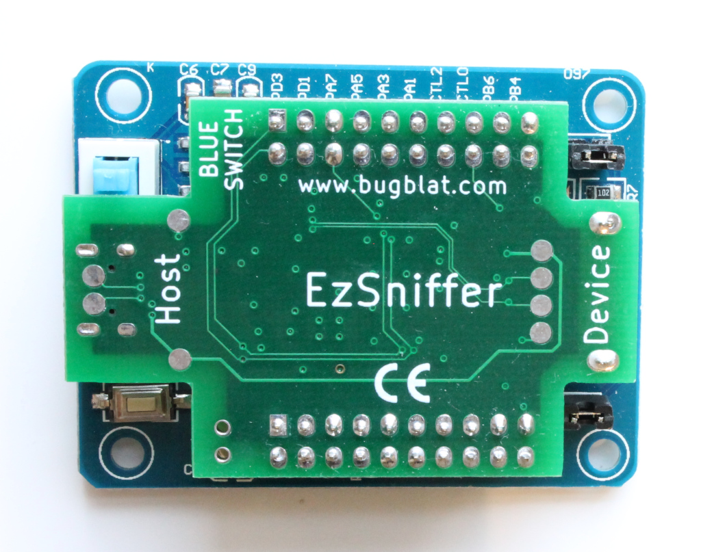 ezSniffer on Ez-USB board